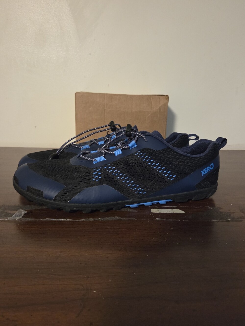 XERO Aqua X Sport Barefoot Blue Barefoot Sneakers Minimalist Shoes Men's 13 EUC